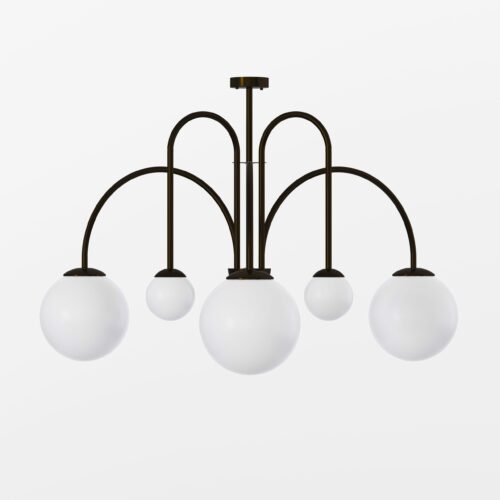 Люстра Celesta,  Темна латунь Білий, Pikart Lights