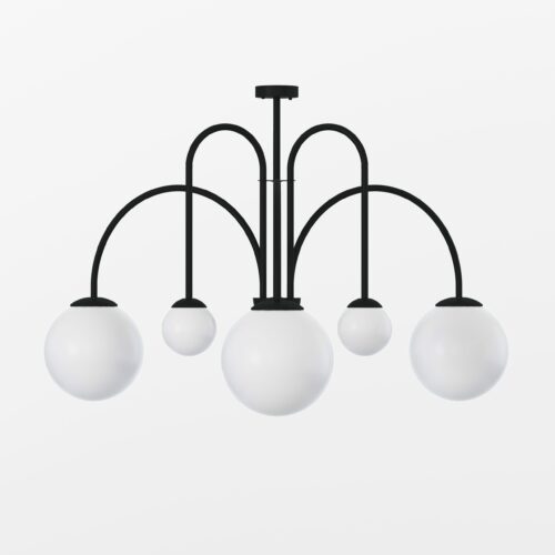 Люстра Celesta,  Чорний Білий, Pikart Lights