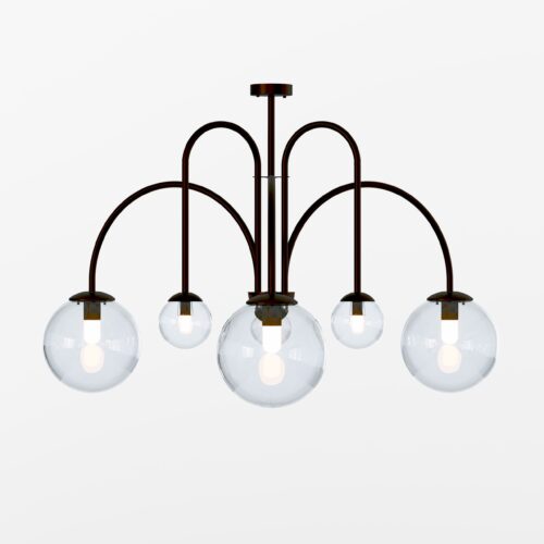 Люстра Celesta,  Темна латунь Прозорий, Pikart Lights