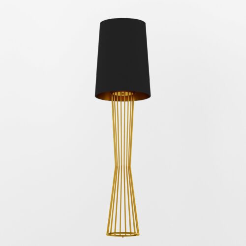 Торшер Pano, Світла латунь/чорний, Pikart Lights