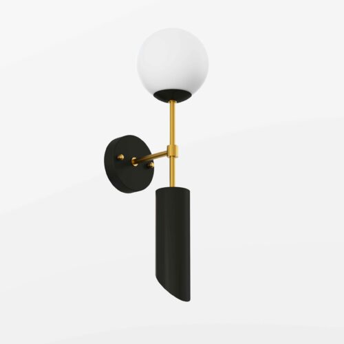 Настінне бра Clone,  Світла латунь/чорний Білий, Pikart Lights