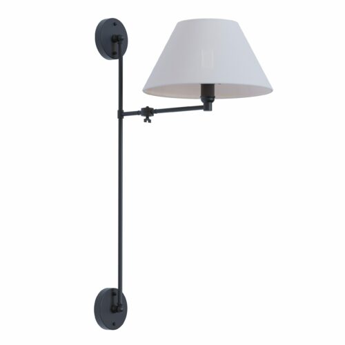 Настінний світильник, бра Paralume,  Чорний/білий, Pikart Lights