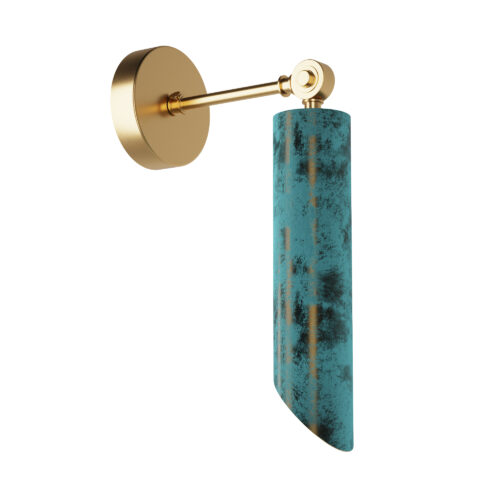 Настінне бра brass, Зелена латунь, Pikart Lights