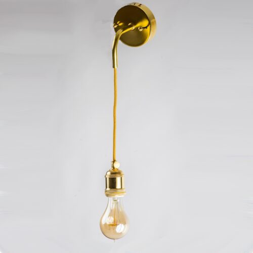 Латунне настінне бра, Світла латунь, Pikart Lights