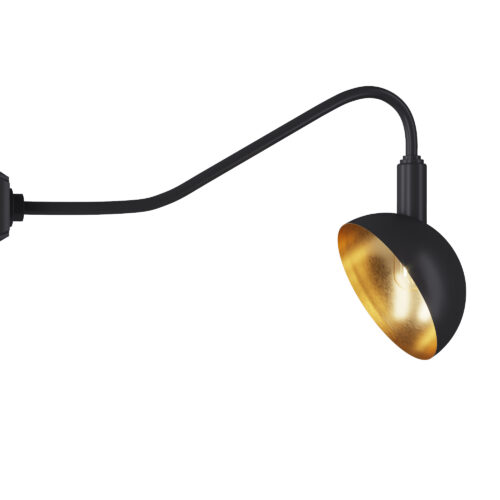 Настінне бра Scoop, Чорний, Pikart Lights