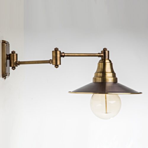 Настінне бра 2-ох поворотне, Темна латунь, Pikart Lights