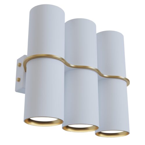 Настінне бра BINO 6S,  Золотий/білий, Pikart Lights