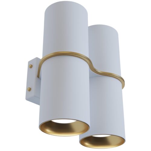 Настінне бра BINO 4M,  Золотий/білий, Pikart Lights