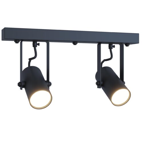 Люстра стельова 2Spots Simple,  Чорний, Pikart Lights