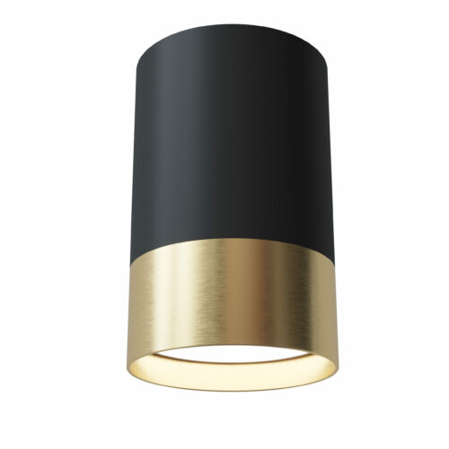 Точковий спот BP Black/White Gold NEW,  Світла латунь/чорний, Pikart Lights