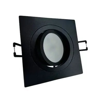 Світильник BIOM SP-04S-B-AL врізний для лампи MR16 квадратний чорний