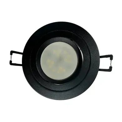 Світильник BIOM SP-02R-B-AL врізний для лампи MR16 чорний