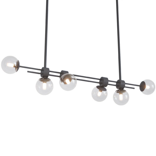 Люстра Abby,  Чорний Прозорий, Pikart Lights