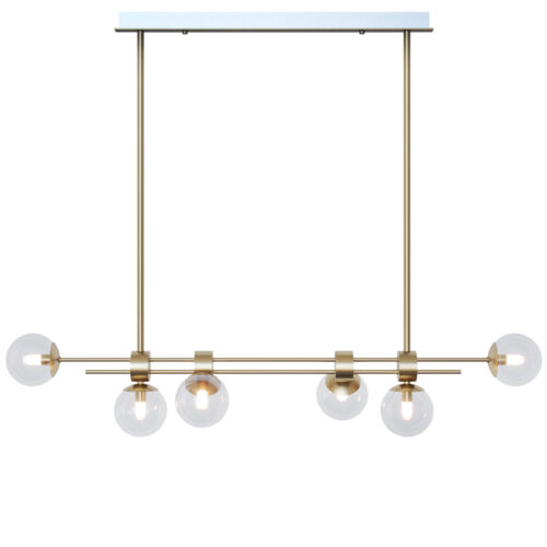 Люстра Abby,  Світла латунь Прозорий, Pikart Lights