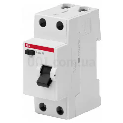 ПЗВ (пристрій захисного відключення) BMF41240 2Р 30мА 40А тип АС BASIC M, ABB