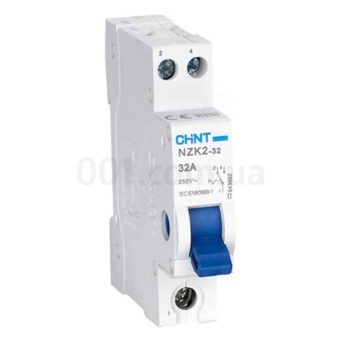 Перемикач модульний NZK2-32/1 1P 32А 2 положення, CHINT