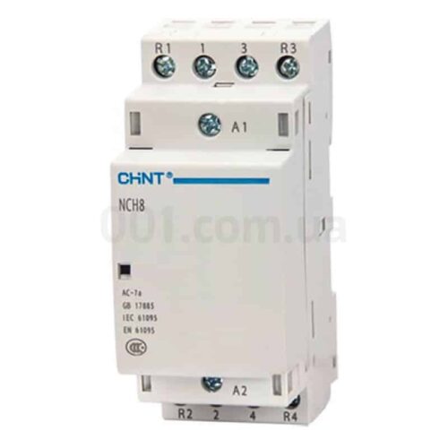 Контактор модульний NCH8-25/40 25A 4NO AC220/230В, CHINT