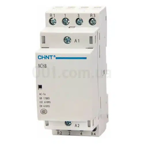 Контактор модульний NCH8-25/40 25A 4NO AC220/230В, CHINT