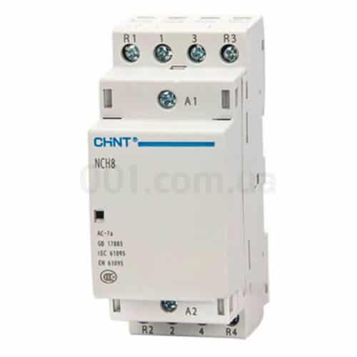 Контактор модульний NCH8-20/40 20A 4NO AC220/230В, CHINT