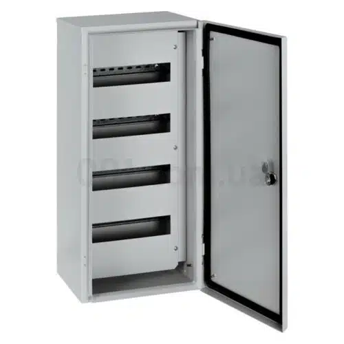 Корпус металевий e.mbox.pro.n.48 IP54 навісний на 48 модулів, E.NEXT