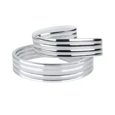 Декоративна стрічка DS-S530-08-4S до світильника SML-S21-90-DIY(4 срібні смужки)