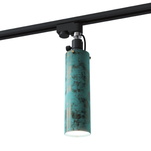 Точковий трековий спот TR 2 латунний,  Зелена латунь, Pikart Lights