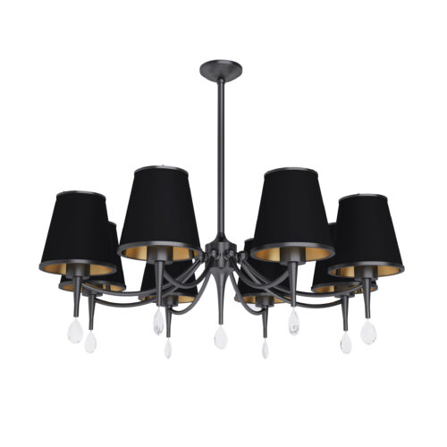 Люстра Lucienne,  Чорний, Pikart Lights