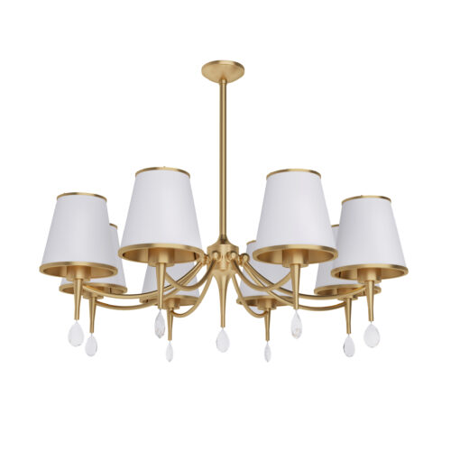 Люстра Lucienne,  Світла латунь/білий, Pikart Lights