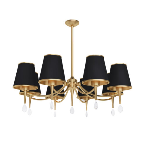 Люстра Lucienne,  Світла латунь/чорний, Pikart Lights