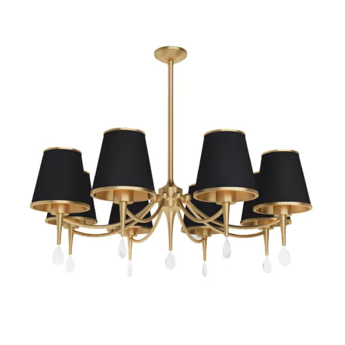 Люстра Lucienne,  Світла латунь/чорний, Pikart Lights
