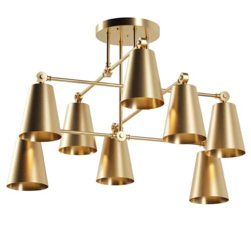 Люстра Sia V8,  Світла латунь, Pikart Lights