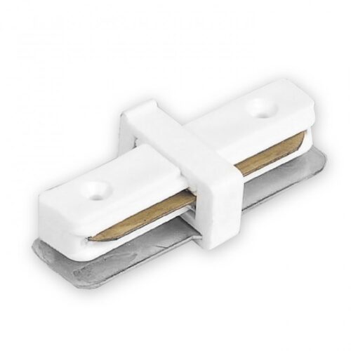 Коннектор шинопроводу прямий  Білий, Pikart Lights