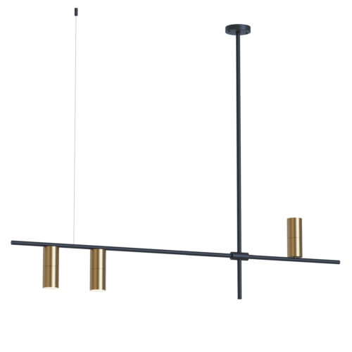 Люстра Constructio L,  Світла латунь/чорний, Pikart Lights