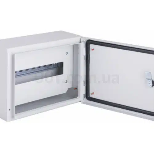 Корпус металевий e.mbox.pro.n.12 IP54 навісний на 12 модулів, E.NEXT