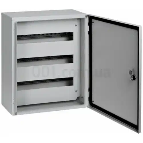 Корпус металевий e.mbox.pro.n.54 IP54 навісний на 54 модулі, E.NEXT