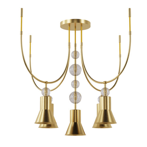 Люстра ARCH 5U  Світла латунь, Pikart Lights