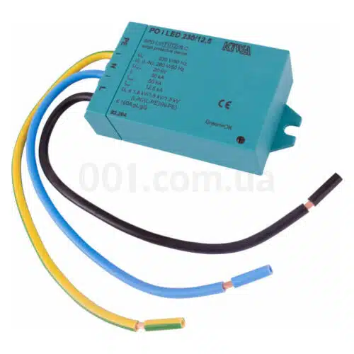 ПЗІП e.PO I LED 230V/12,5kA клас I+II+III 1P+N-PE для LED освітлення, KIWA (E.NEXT)