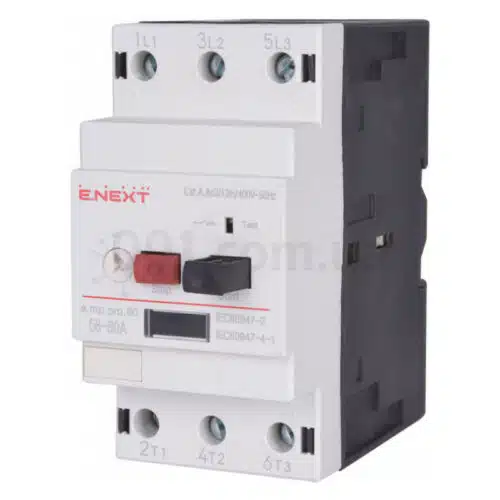Автоматичний вимикач захисту двигуна e.mp.pro.80, 3P In=80А Ir=63-80А, E.NEXT