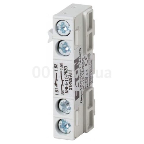 Блок додаткових контактів NHI-E-11-PKZ0 фронтальний 1НВ+1НЗ для PKZM, Eaton