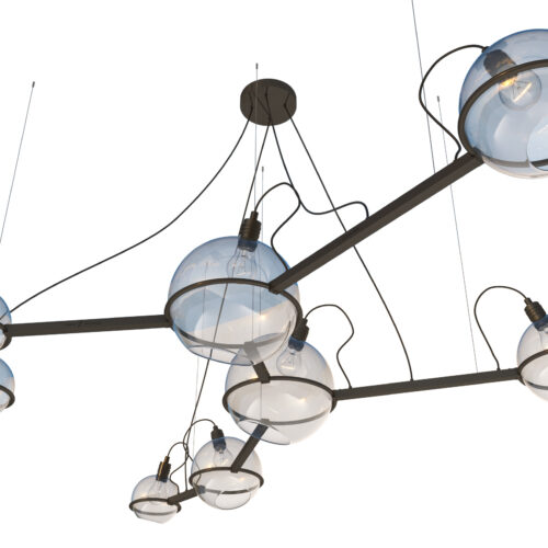 Люстра "Lepus" (Сузір'я Крілика),  Чорний, Pikart Lights