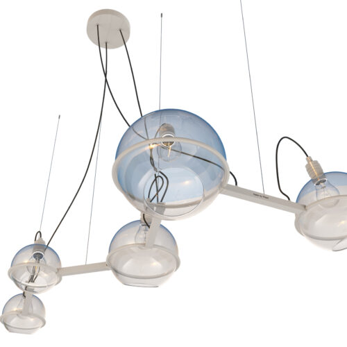 Люстра "Cassiopeia" (Сузір'я Кассіопеї),  Нікельована латунь, Pikart Lights