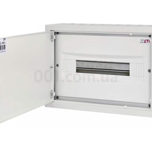 Щит металевий WRP18-1 (1×18 модулів, пластикова фальш-панель, IP30, навісний), ETI