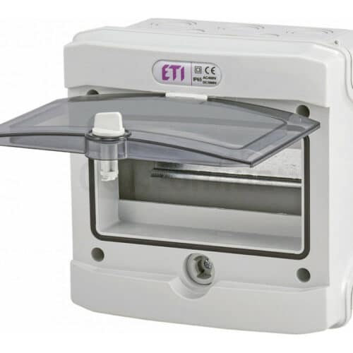 Пластиковий щит ECH 8G (8 модулів, зовнішнє виконання, IP65), ETI