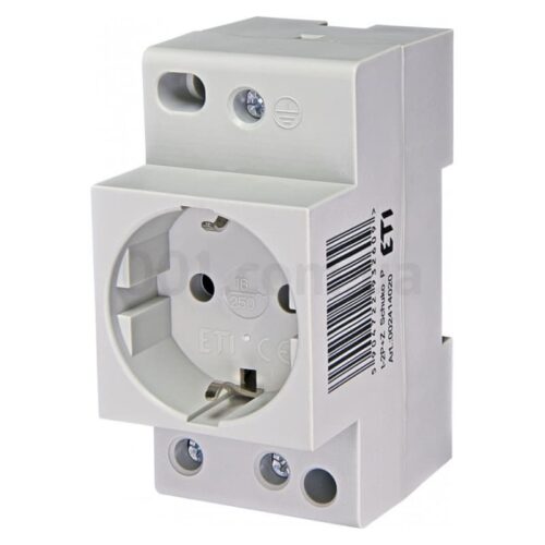 Розетка на DIN-рейку Schuko t-2P+Z, ETI