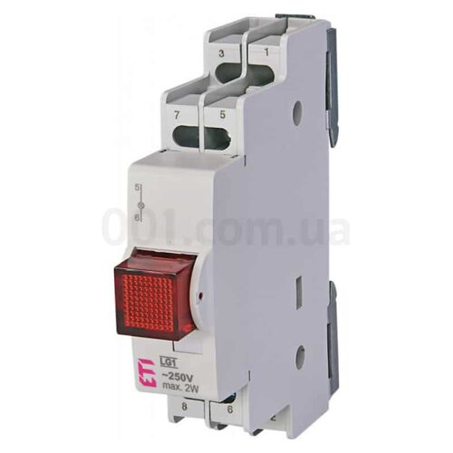 Індикатор модульний на DIN-рейку LG1 "RED" червона, ETI