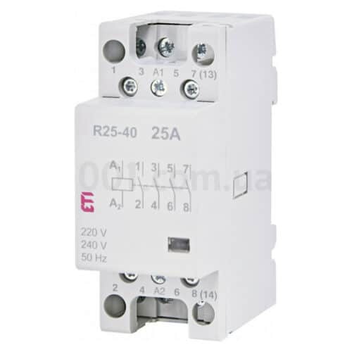 Контактор модульний R 25-40 25A 230V AC 4NO, ETI