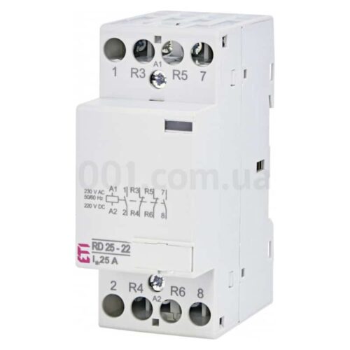 Контактор модульний RD 25-22 25A 230V AC/DC 2NO+2NC, ETI
