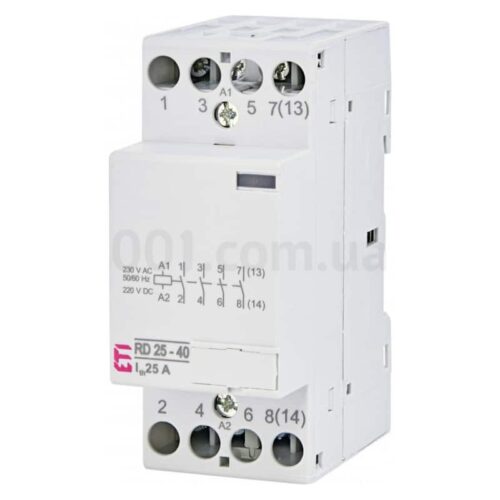 Контактор модульний RD 25-40 25A 230V AC/DC 4NO, ETI