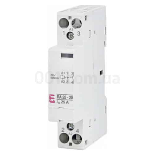 Контактор модульний RA 25-20 25A 230V AC 2NO, ETI