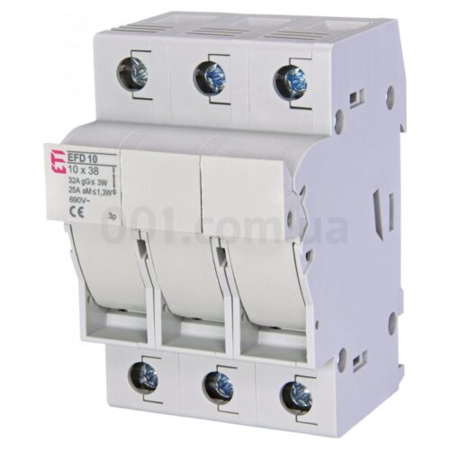 Тримач плавкої вставки (роз'єднувач) EFD 10 3p 690В, ETI